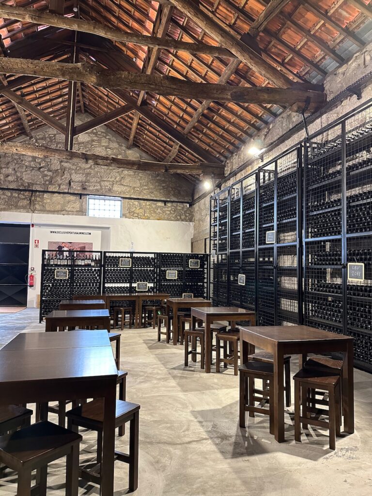 Wine tasting room in Porto Portugal